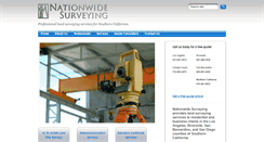 Desktop Screenshot of nationwidesurveying.biz